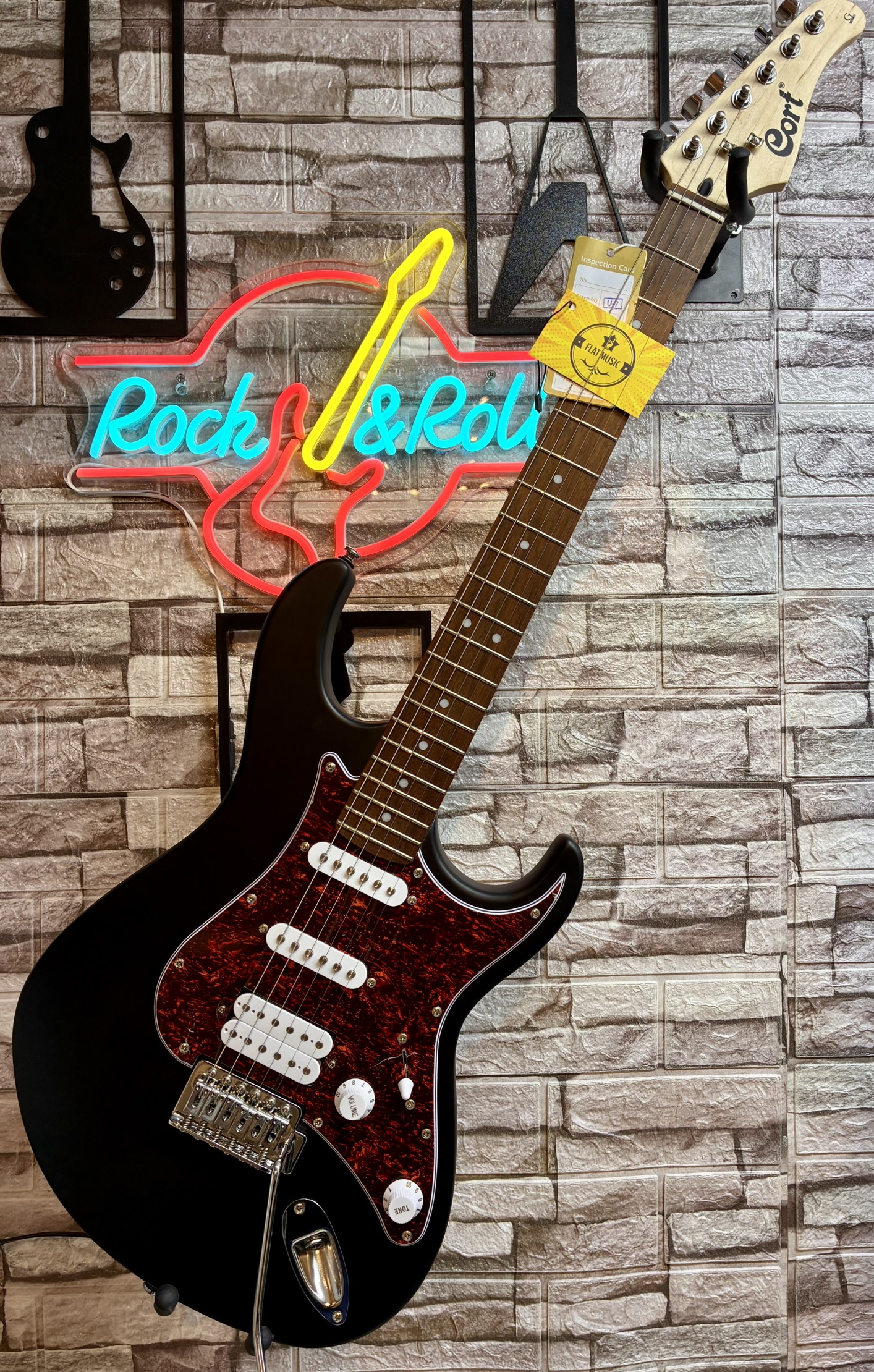 IMG_4696 Cort G110 OPBK Siyah Open Pore Elektro Gitar - Görsel 1