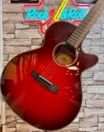 Cort SFX-ETWB Transparan Şarap Kırmızı Elektro Akustik Gitar - Görsel 3