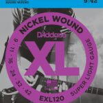 Daddario EXL120 09-42 Elektro Gitar Tel Seti