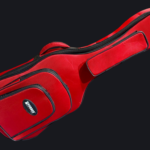 Rubber Korumalı (Padli) Elektro Gitar Çantası Kırmızı