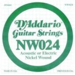 Daddario NW024 Akustik ve Elektro Gitar Re Teli