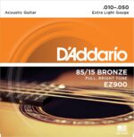 Daddario EZ900 Bronze Extra Light 10-50 Akustik Gitar Tel Seti