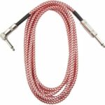 Dr Parts Örgülü Gürültüsüz 3 Metre Enstrüman Kablosu Kırmızı