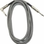 Dr Parts Örgülü Gürültüsüz 3 Metre Enstrüman Kablosu Siyah